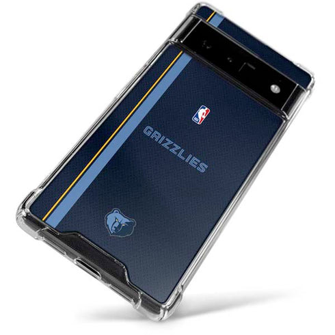 NBA Memphis Grizzlies Jersey Google Pixel 6 Clear Case